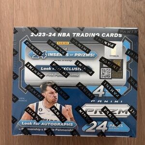Panini Prizm NBA Trading Cards Box - Blue and White
